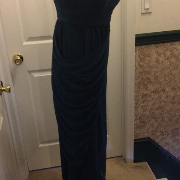 David’s Bridal formal teal dress - Picture 2 of 6